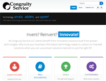 Tablet Screenshot of congruityservice.com